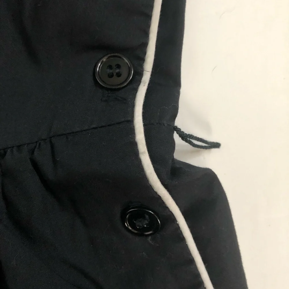 Vintage 70s Women’s Ronda Roy black and white button up sun dress size XS - Picture 15 of 16